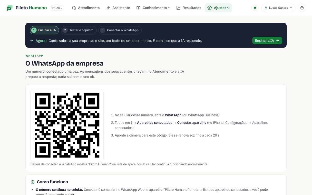 QR Code para conectar
